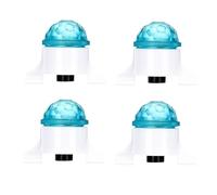 BESTonZON 4 Piezas Luz De Alarma De Barra De Mar Lámpara De Pesca Luces De Señal De Pesca Aparejos De Pesca Al Aire Libre Luz De Alarma De Plástico Sirenas De Pesca Blanco Abdominales