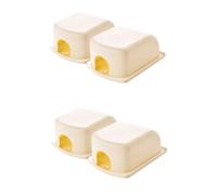 BESTonZON 4 Piezas Manga De Enchufe Antichoque Eléctrico Receptáculo Resistente a La Intemperie Prueba De Bebé Placa De Salida Tapa De Salida Proteccion Abdominales Niño De Corriente