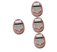 BESTonZON 4 Piezas Mini Piano De Pulgar Pulgar Piano Pulgar Piano Kalimba Practicar Kalimba Piano De Mano De Ocho Teclas Kalimba Portátil Acero Inoxidable Niño Piano De Miniatura
