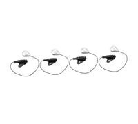 BESTonZON 4 Piezas pasar a buscar pastilla de guitarra transductor de guitarra acustica instrumentos musicales organos musicales guitarras pastilla para ukelele suministros de guitarra Metal