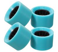BESTonZON 4 Piezas Ruedas de Patín de Ruedas Reemplazables de PU para Línea y Cómodas para Experiencia Segura y Agradable