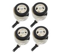 BESTonZON 4 Piezas Ruedas paso a paso ruedas de repuesto para Walker para Walker plástico