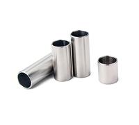 BESTonZON 4 Piezas tubo de dedo diapositivas de guitarra guitarras electricas tubos de dedo guitarra acústica acoustic guitar deslizador de guitarra blues diapositiva de guitarra Silver
