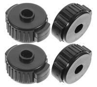 BESTonZON 4 piezas Tuercas de Plástico para Platillos Batería Tapones de Liberación Rápida Duraderos Accesorios Percusión para Montaje y Desmontaje Rápido