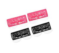 BESTonZON 4 Piezas Túneles para Acuario con Ventosas Refugio Hueco para Peces Betta y Gambas Decoración Ligera y Fácil de Limpiar para Acuarios Pequeños Mejora Circulación y del Agua