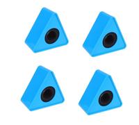 BESTonZON 4 Uds Micrófono Logo Estación Micrófono Logo Estación Micrófono Marca Micrófono Soporte Logotipo Micrófono