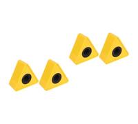 BESTonZON 4 Uds R Micrófono Micrófono Estación Logo Micrófono Logo Estación Abs Micrófono Logo