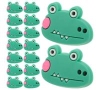 BESTonZON 40 Adornos para Lápices Forma de Dinosaurios y Animales Goma Suave Protectora Clip Desmontable 40 Piezas para Premios Escolares y Decoración Infantil