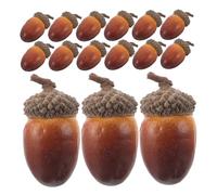 BESTonZON 40 Piezas Artificial Acorns Realistic Small Fake Acorn Decorations For DIY Crafts Autumn Thanksgiving Halloween Christmas Party Vase Filler