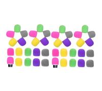 BESTonZON 40 Piezas Funda de micrófono Funda microfono Funda micrófono silenciador de micrófono Cubiertas de micrófono Cubierta para micrófono Cubierta Protectora del micrófono Desechable