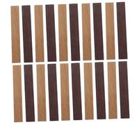 BESTonZON 40 Piezas Miniature Dollhouse Flooring Strips Realistic Wood Grain Decking For DIY Mini Models and Mini Boat Accessories