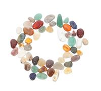 BESTonZON 40 Piezas Piedras Ágata Pulidas para Juego Educativo Decoración Creativa para Manualidades y Búsqueda de