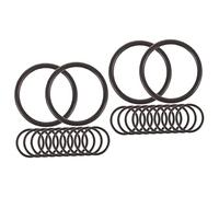 BESTonZON 40piezas Anillos De Goma Para Trompeta Reemplazo De Anillos Para Instrumentos De Viento Accesorios Para Muflas De Trompeta y Corneta Antivibración y Absorción De Ruido