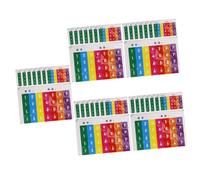 BESTonZON 40piezas Pegatinas De Notas Para Flauta Pan Guía Para Principiantes Accesorios De Instrumento Musical Adhesivos Resistentes y Duraderos Para Aprender Notas Musicales
