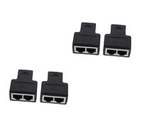 BESTonZON 4piezas Adaptador Ethernet Divisor Splitter De De Socket para Pack De Instalación y Transmisión
