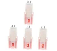 BESTonZON 4piezas Aguja De Repuesto Para Tocadiscos Stylus Gramófono De Precisión Compatible Vinilos Instalación Sencilla y Sonido Realista