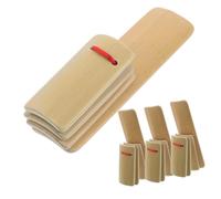 BESTonZON 4piezas Allegro Para Principiantes De De Bambú De Badajos De Instrumentos Musicales Tradicionales Chinos Para Practicar o Casa