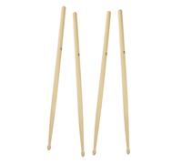 BESTonZON 4piezas Baquetas De Madera Para Lengüeta y Marimba Mallets De Percusión Mango Ligero Instrumentos Musicales Para Adultos