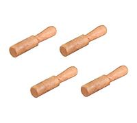 BESTonZON 4piezas Bastones De Madera Para Cuencos De De Tazón De Sonido Nepalés Para Yoga y Relajación