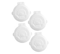 BESTonZON 4piezas Cerradura De Seguridad Para Botón De Coche Cubiertas Protectoras Para Interruptor De De Lavadora De Protección Para Botón De Seguridad