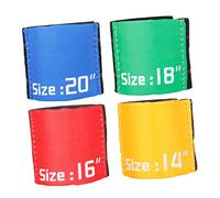 BESTonZON 4piezas Cinturón Elástico Silenciador De Platillos Para Batería Reducción De Ruido y Protección Auditiva Accesorios De Práctica Para Platillos