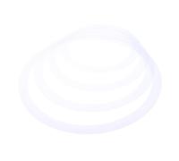 BESTonZON 4piezas Conjunto De Amortiguación De Ruido Para Práctica De Batería Silenciador De Para Instrumento De Accesorios De Batería Anillo Sordina