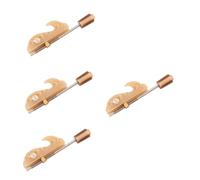 BESTonZON 4piezas Erhu Bow De Inoxidable Cabeza De Tornillo Accesorio Profesional Para Instrumentos Musicales Chinos Para Músicos De Erhu