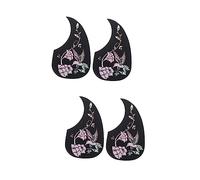 BESTonZON 4piezas Golpeador Decorativo Para Guitarra Autoadhesivo Diseño Creativo y Ligero Protector Para Guitarras De Estilo Colibrí y De Agua Para Personalizar Tu Instrumento