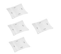 BESTonZON 4piezas Herramienta De Medición De Radio Para Guitarra Regla De Inoxidable Para Diapasón Accesorio Práctico Para Músicos Para Ajustes y Mejoras Instrumentos Musicales