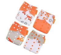 BESTonZON 4piezas Pañal Lavable Para Recién Nacido Pañal Bebe De Verano Pañales Bebe Para Uso Diario Casa o Salida