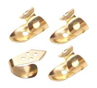 BESTonZON 4piezas Púas Ajustables Para Pulgar Guitarra Unidades Huecos Para Banjo