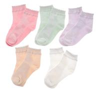 BESTonZON 5 Pares de Calcetines Náuticos para Uso Diario y Actividades al Aire Libre, Calcetines Cortos de Corte de Algodón, Moda Perfecta para Temporada de Clima Templado