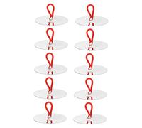 BESTonZON 5 Pares de Platillos de Dedo para Niños en Acero Inoxidable, Instrumento de Percusión Manual Pequeño, Platillos Musicales Profesionales para Educación Musical y Baile