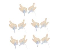 BESTonZON 5 Pares Deja de comer guantes para bebés guante para chuparse el protector de pulgar de Mitones guante protector infantil dejar de chuparse el guante de algodón