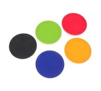 BESTonZON 5 Piezas Accesorios para Mini Hockey de Aire Discos de Plástico de 64mm Sala de Juegos Interior