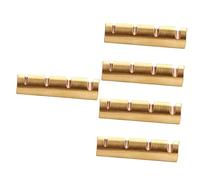 BESTonZON 5 Piezas almohada en el bajo cuerdas guitarra cuerdas de guitarra accesorios de guitarra tuerca de sillín de ukelele instrumentos musicales guitarras Tuercas de puente Metal latón