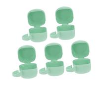 BESTonZON 5 Piezas caja de chupete de shower babyboy titular del chupete portachupete bebe guardachupete bebe chupetes contenedor de chupete porta chupete a prueba de polvo bebé