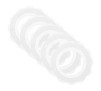 BESTonZON 5 Piezas de Cubierta de Anillo de copa para tazas de enfermería elementos esenciales de la anillo de silicona gel de sílice