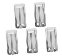 BESTonZON 5 Piezas de Orejetas de Batería de Metal Plateadas para Redoblante Jazz, Gancho Resistente y Duradero para Mantenimiento y Reparación
