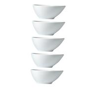 BESTonZON 5 Piezas Plato De Condimento De Gota De Agua Tazón De Vidrio Mojar Un Tazón De Salsa De Soja Vaso De Mermelada De Vidrio Barbacoa Tomate Aperitivo Estilo Japones