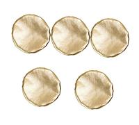 BESTonZON 5 Piezas Suministro De Bocina Saxofón Alto Cubierta De Cuerno De Saxofón Trompeta Campana Cubierta De Clarinete Bajo Tenor Cubierta De Saxofón De Instrumentos Golden Tramo De Oro