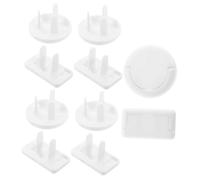 BESTonZON 50 Pcs Del Enchufe Cubierta Del Enchufe De Seguridad Para Niños Protector De Enchufe Eléctrico El Plastico Abdominales Caso De Poder Bebé Anti Choque