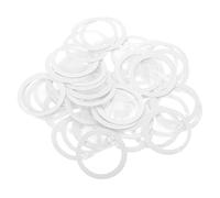 BESTonZON 50 Pcs kazoo dimo diafragmas de flauta para mirlitón suministros de flauta organos musicales organo musical películas protectoras de flauta diafragmas de flauta de plástico AbS