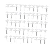 BESTonZON 50 Pcs Sin rastro de clavo de gancho accesorios para uñas clavos de hormigón marco ganchos clavos suministros para colgar marco de la foto guirnalda objetos decorativos Perchero