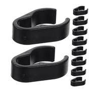 BESTonZON 50 Piezas Abrazaderas Para Soporte De Micrófono Organizador De Cables Para Auriculares Accesorios De Plástico Para Micrófono Clips Para Soporte Para Cable De