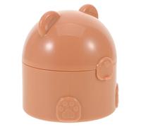 BESTonZON 50g Caja de Borlas de Talco Contenedor Vacío para Viajes Organizador de Plástico Reutilizables Bebés Aplicadora de Polvo Corporal