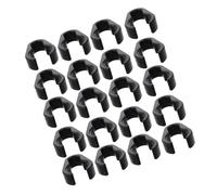 BESTonZON 50piezas Clips para Cables de Micrófono Accesorios de Plástico para Auriculares Organizador de Cable para Uso Profesional Estudios de Grabación