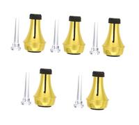 BESTonZON 5juegos Sordina Para Trompeta Ligera Con Boquilla De Práctica Accesorio Musical Para Estudiantes y Músicos