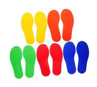 BESTonZON 5pares of Tactile Footprints for Kids Sensory Training Equipment for Cognitive and Physical Development and Home Use