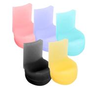 BESTonZON 5piezas Almohadilla Pulgar De Silicona Para Clarinete Soporte Para Pulgar Protector De Para Prácticas De Instrumento Color Assorted